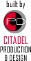 designed and built by Citadel Production & Design